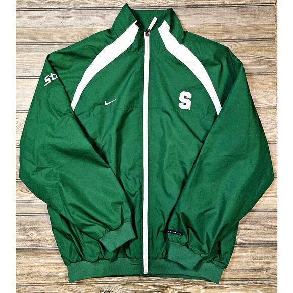 Nike Other - Vintage Y2K Men’s Nike Michigan State Spartans Full Zip Windbreaker Size Medium